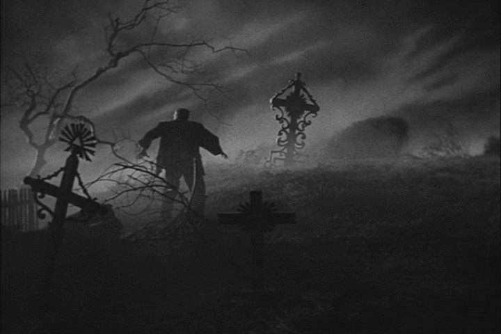Frankenstein (1931) The-monster-in-the-graveyard